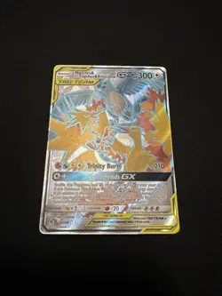 Pokemon TCG Moltres Zapdos Articuno GX 66/68 Full Art Hidden Fates Holo NM - Image 2