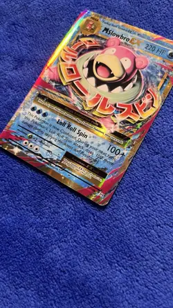 Pokemon Mega M Slowbro EX 27/108 XY Evolutions Ultra Rare Holo Card - Image 3