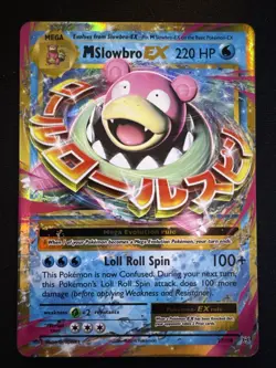 Pokemon Mega M Slowbro EX 27/108 XY Evolutions Ultra Rare Holo Card - Image 1