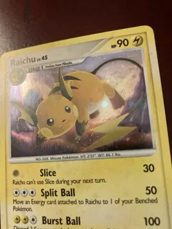 Raichu 8/100 Diamond & Pearl Stormfront Holo Rare Pokemon TCG Card NM - Image 2