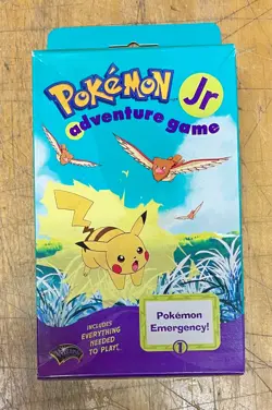 POKEMON JR ADVENTURE GAME 1999 NEW NINTENDO WIZARD PIKACHU VINTAGE CARDS - Image 1