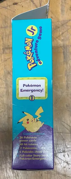 POKEMON JR ADVENTURE GAME 1999 NEW NINTENDO WIZARD PIKACHU VINTAGE CARDS - Image 2