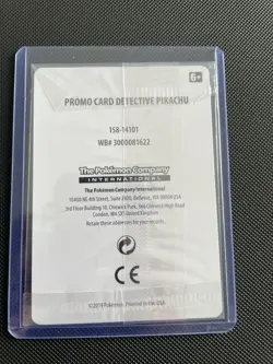Detective Pikachu SM190 Promo Trading Card Sealed Pokemon TCG - Image 2