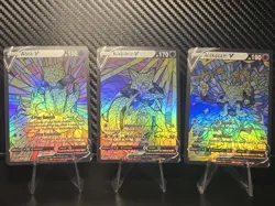 Abra, Kadabra & Alakazam CUSTOM Stained Glass Holo Shiny Cards For Display Only - Image 1