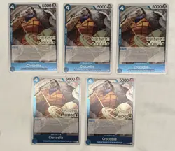 One Piece Crocodile Vol. 6 Judge Gold Stamped Cards (5x) English Promo Foil RARE - Image 1