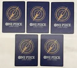 One Piece Crocodile Vol. 6 Judge Gold Stamped Cards (5x) English Promo Foil RARE - Image 2