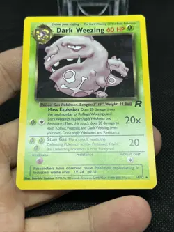 Pokemon TCG - Dark Weezing 14/82 Holo Team Rocket LP - Image 3