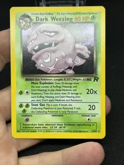 Pokemon TCG - Dark Weezing 14/82 Holo Team Rocket LP - Image 4