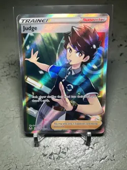 Pokemon Judge - Ultra Rare - TG25/TG30 - Silver Tempest Trainer Gallery NM - Image 1