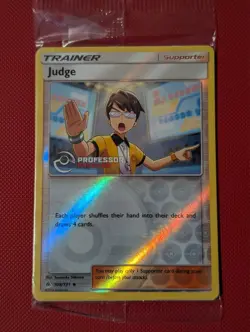 Pokemon TCG - Judge - 108/131 Professor Program Stamped SEALED PACK OF 2 - Image 1