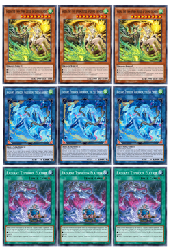 Radiant Typhoon Deck Core 9 Cards BPRO Burst Protocol 1st Ed YuGiOh Preorder - Image 1