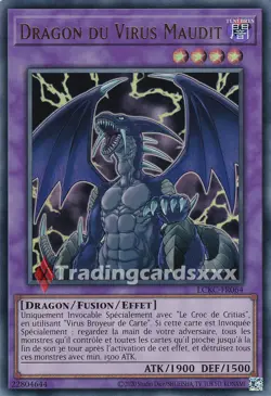 Yu-Gi-Oh! Dragon du Virus Maudit : UR LCKC-FR064 - Image 1