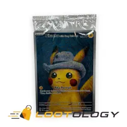 Pikachu with Grey Felt Hat Promo SVP 085 #1 Van Gogh Pokemon Sealed - Image 3