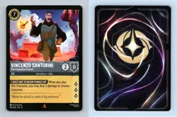 Vincenzo Santorini #197/204 Lorcana Reign Of Jafar 2025 Disney Rare TCG Card - Image 1