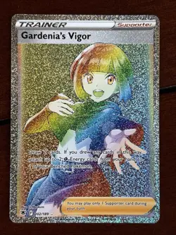 Pokemon Astral Radiance Gardenia’s Vigor 202/189 Rainbow Secret Rare - Image 1