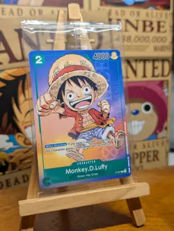 Monkey D Luffy - P-037 Anime Expo 2023 SEALED Promo ONE PIECE CCG TCG Non foil - Image 2
