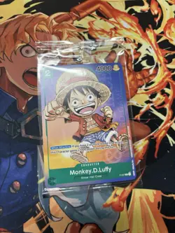 Monkey D Luffy - P-037 Anime Expo 2023 SEALED Promo ONE PIECE CCG TCG Non foil - Image 1