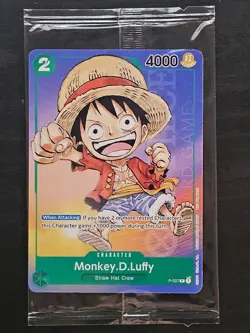 Monkey D. Luffy P-037 - Anime Expo 2023 One Piece Promo Non-Foil - Sealed - Image 1
