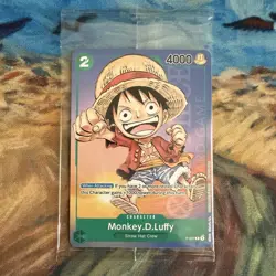 One Piece Card Game - Monkey D. Luffy 2023 Promo P-037 Sealed Non Foil - Image 1