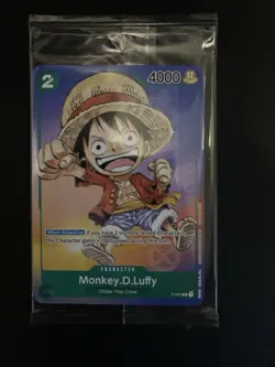 One Piece Card Game- Monkey D. Luffy Anime Expo 2023 Promo P-037 Sealed Non Foil - Image 1