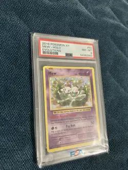 2016 Pokemon XY Evolutions Holo Mew 53/108 #53 PSA 8 Nmint- Mint - Image 2