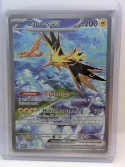 Pokemon SV: Scarlet and Violet 151 Zapdos ex - 202/165 (SIR) #202/165 Holo NM - Image 1