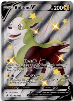 Boltund V Sword & Shield Promo Cards SWSH085 Pokemon TCG Card Promo NM - Image 1