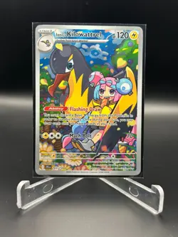 2025 Pokemon TCG Scarlet & Violet Journey Together 163/159 Iono's Kilowattrel IR - Image 1