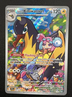 Pokemon Ionos Kilowattrel 163/159 Scarlet and Violet Journey Together NM/Mint - Image 1