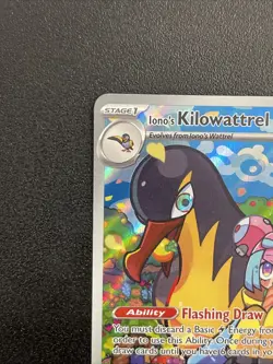 Pokemon Ionos Kilowattrel 163/159 Scarlet and Violet Journey Together NM/Mint - Image 5