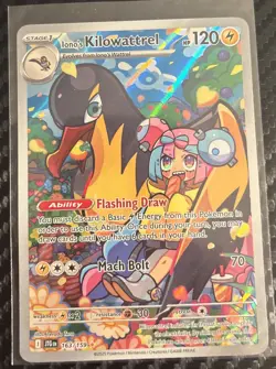 Ionos Kilowattrel 163/159 SV9 Pokemon Scarlet and Violet Journey Together - Image 1