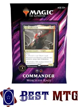 Magic The Gathering MTG Commander 2019 Deck - Merciless Rage NM Commander 2019 - Image 1
