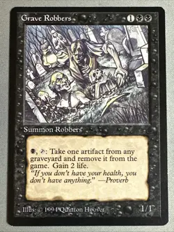 MTG / Grave Robbers / DRK / Rare / NM ***Reserved List - Image 1