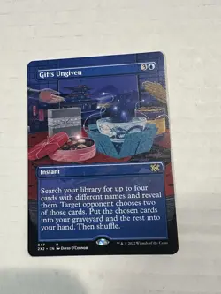 GIFTS UNGIVEN # 347 BORDERLESS (NM) Double Masters 2022 2X2 Magic MTG LC1 - Image 1