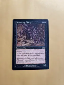 4X MTG Skittering Skirge (158) Urza's Saga - Image 1