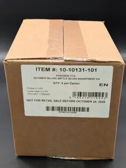 Pokemon TCG: Mega Battle Deck - Mega Gengar/Diancie ex Sealed 6-Deck Case - Image 1