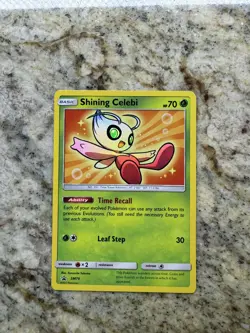 Shining Celebi - 2017 SM79 Pokemon SM Promos Holo Promo NM! ⭐ - Image 3