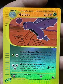 2003 Pokemon TCG - Golbat 60/144 Skyridge Reverse Holo - Image 1