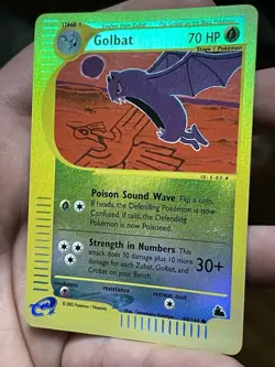 2003 Pokemon TCG - Golbat 60/144 Skyridge Reverse Holo - Image 3