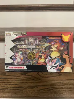Pokemon 25th Celebrations V Memories Collection Box Lance Charizard Dark Sylveon 820650809392 - Image 1