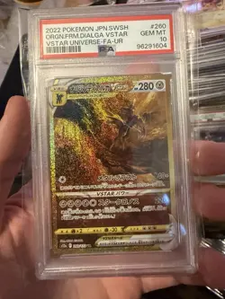 2022 Pokemon SWSH VSTAR Universe Origin Dialga Ultra Rare #260/172 PSA 10 - Image 1