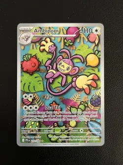 Pokemon TCG - Phantasmal Flames Ambipom 107/094 Illustration Rare - Image 1
