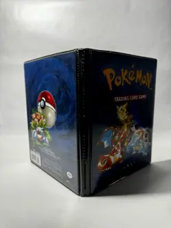 Wizards of the Coast Pokemon TCG 4-Pocket Album Binder Hardcover Blue Black 1999 - Image 3