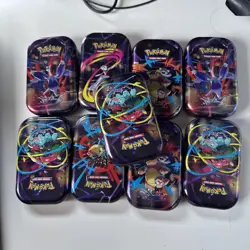 EMPTY x19 Pokemon TCG Mega Evolutions Mini Tin - Image 2