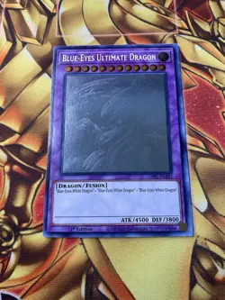 Blue-Eyes Ultimate Dragon SEE PHOTOS Ghost Rare GFP2-EN181 Ghosts from the Past - Image 2