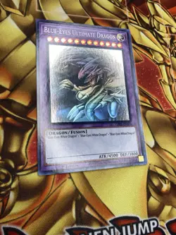 Blue-Eyes Ultimate Dragon SEE PHOTOS Ghost Rare GFP2-EN181 Ghosts from the Past - Image 3