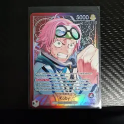 One Piece TCG English OP11-001 Koby Leader Alt Art Parallel - Image 1