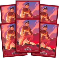 Disney Lorcana Deck Sleeves - Shimmering Skies - Aladdin - 65 Count Pack - Image 2