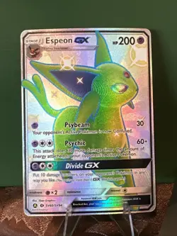 Espeon GX (SV60/SV94) - LP - Shiny - Full Art Rare - Hidden Fates - Pokemon TCG - Image 1