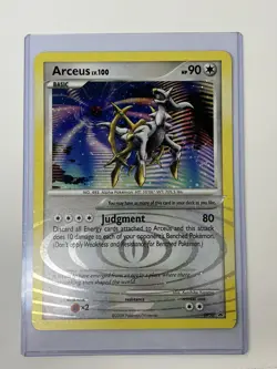 Arceus DP50 Diamond & Pearl JUMBO Oversized Promo Card with Toploader LP - Image 1